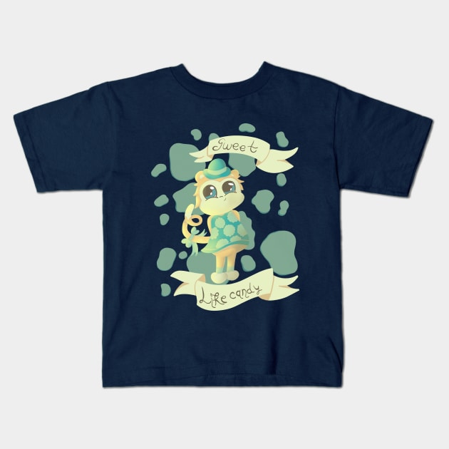 Cute monkey Kids T-Shirt by TASCHE